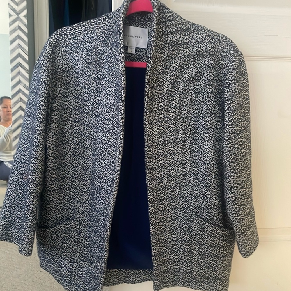Hemp/wool blend jacket. very chic from Amour Vert. made in USA.